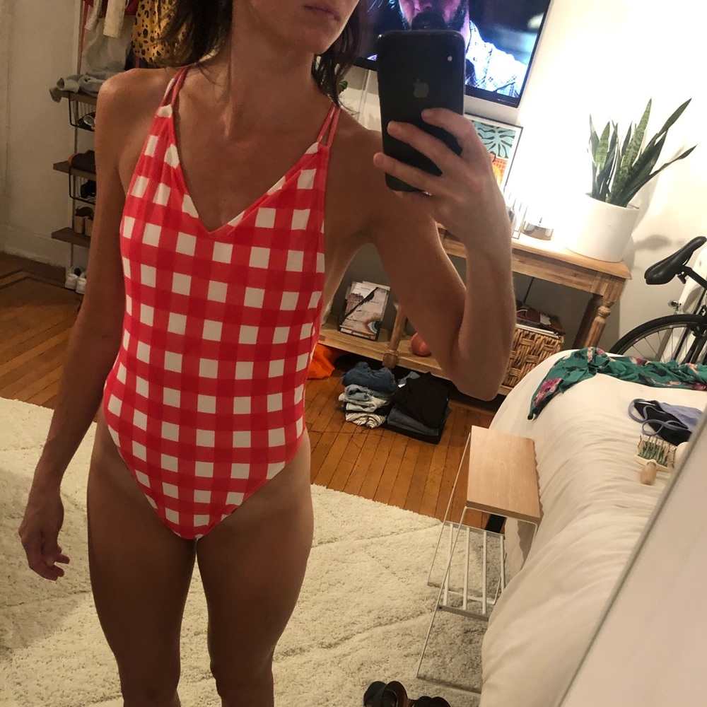 ASOS Swim High Leg one piece